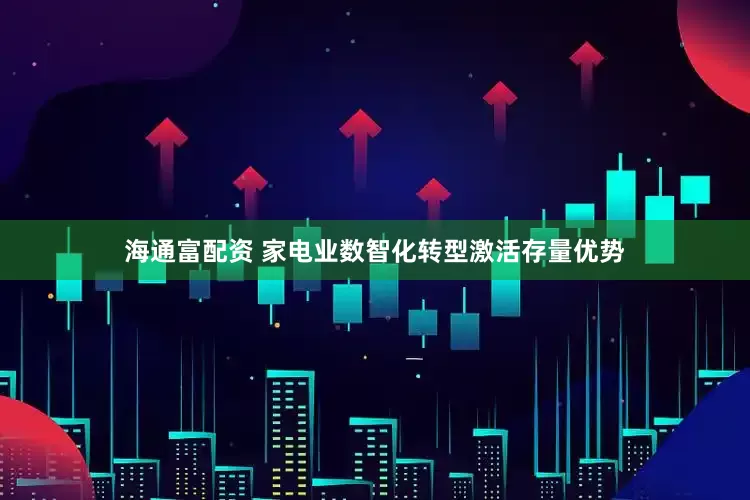 海通富配资 家电业数智化转型激活存量优势